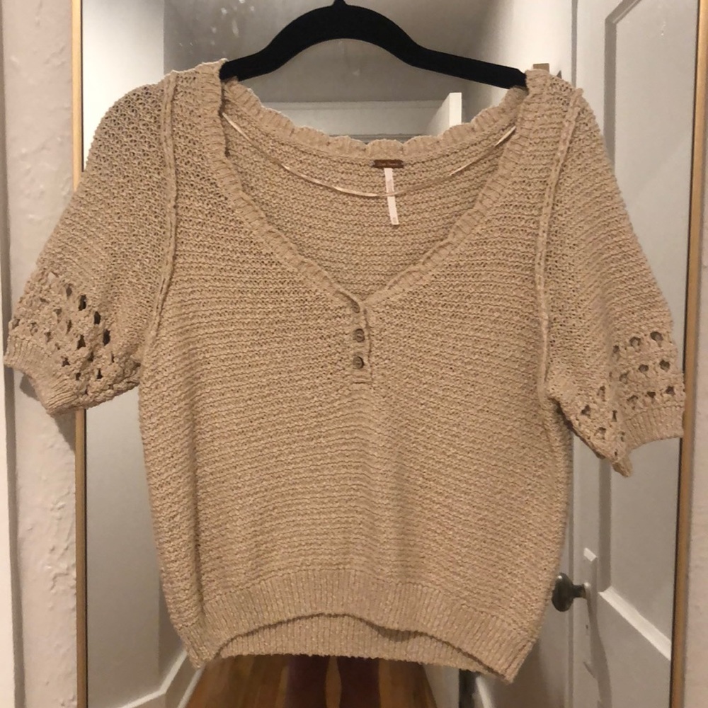 Free People Tan Top XS